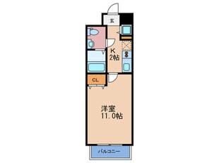 セレブコ－ト梅田の物件間取画像